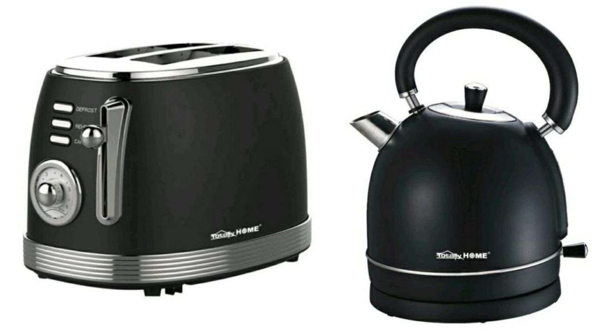 Kettle & Toaster Combo - Black