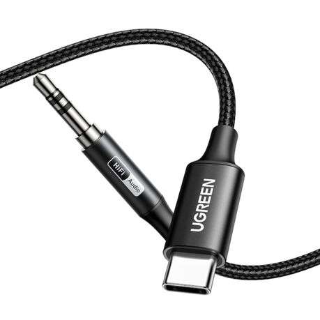Ugreen - USB Type-C to 3.5mm AUX Audio Cable 3M - Black - Ugreen - USB Type-C to 3.5mm AUX Audio ...
