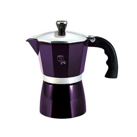Berlinger Haus 3 Cup Aluminium Coffee Maker - Purple (DISPLAY MODEL)