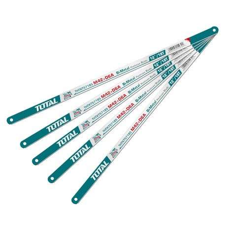 Total tools - 5Pcs Hacksaw Blade Set - Total tools - 5Pcs Hacksaw Blade Set