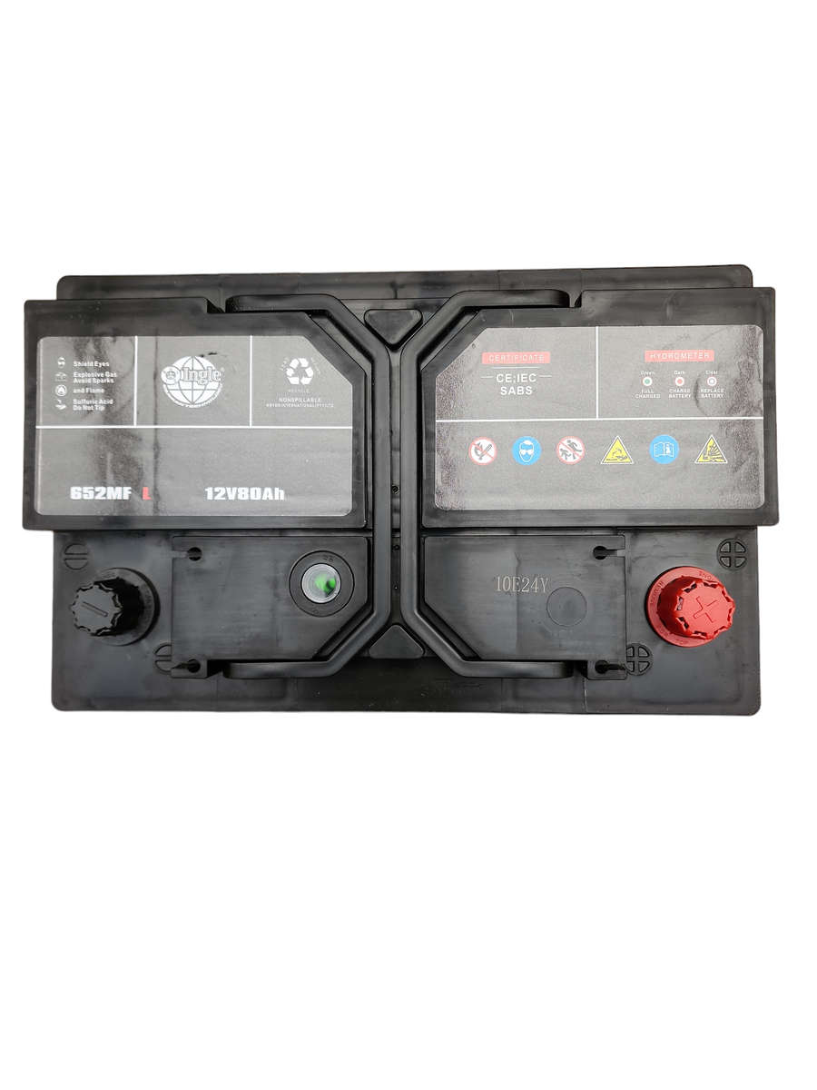652MF 12V80Ah - Maintenance Free INGLE Car Battery