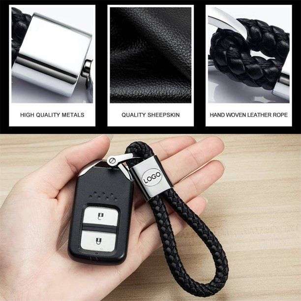 BMW Braided Rope Key Ring Holder