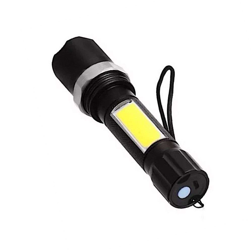 Big Rechargeable USB Zoom Flashlight