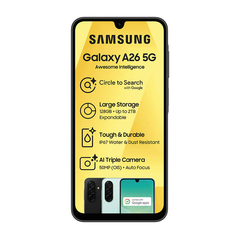 Samsung Galaxy A26 5G 128GB Dual Sim - Black