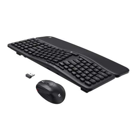 Redragon - BS7161 2.4G Wireless Keyboard and Mouse Combo - Black - Redragon - BS7161 2.4G Wireles...