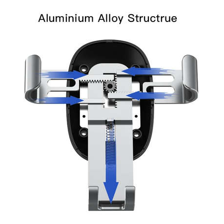 Aluminium Adjustable Phone Holder With Wireless Fast Charging - C123 ***UNBOXED DEAL***