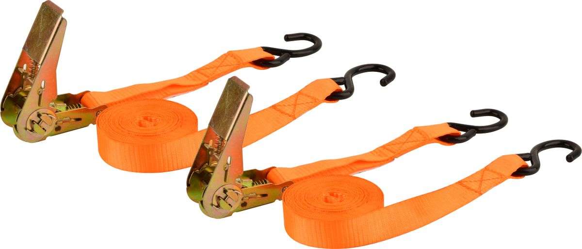 2 Pack Ratchet Tie Down  2pc 1" x 15FT