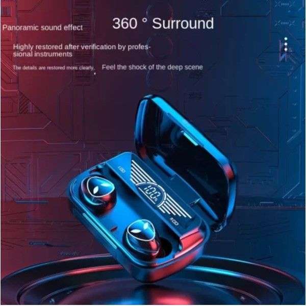 M20 Wireless  In-Ear Buds With Power Bank - iOS & Android Compatible