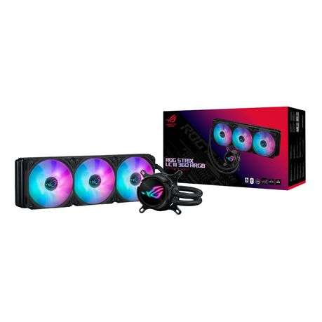 Asus - ROG Strix LC III 360 ARGB Liquid CPU Cooler - Black - Asus - ROG Strix LC III 360 ARGB Liq...