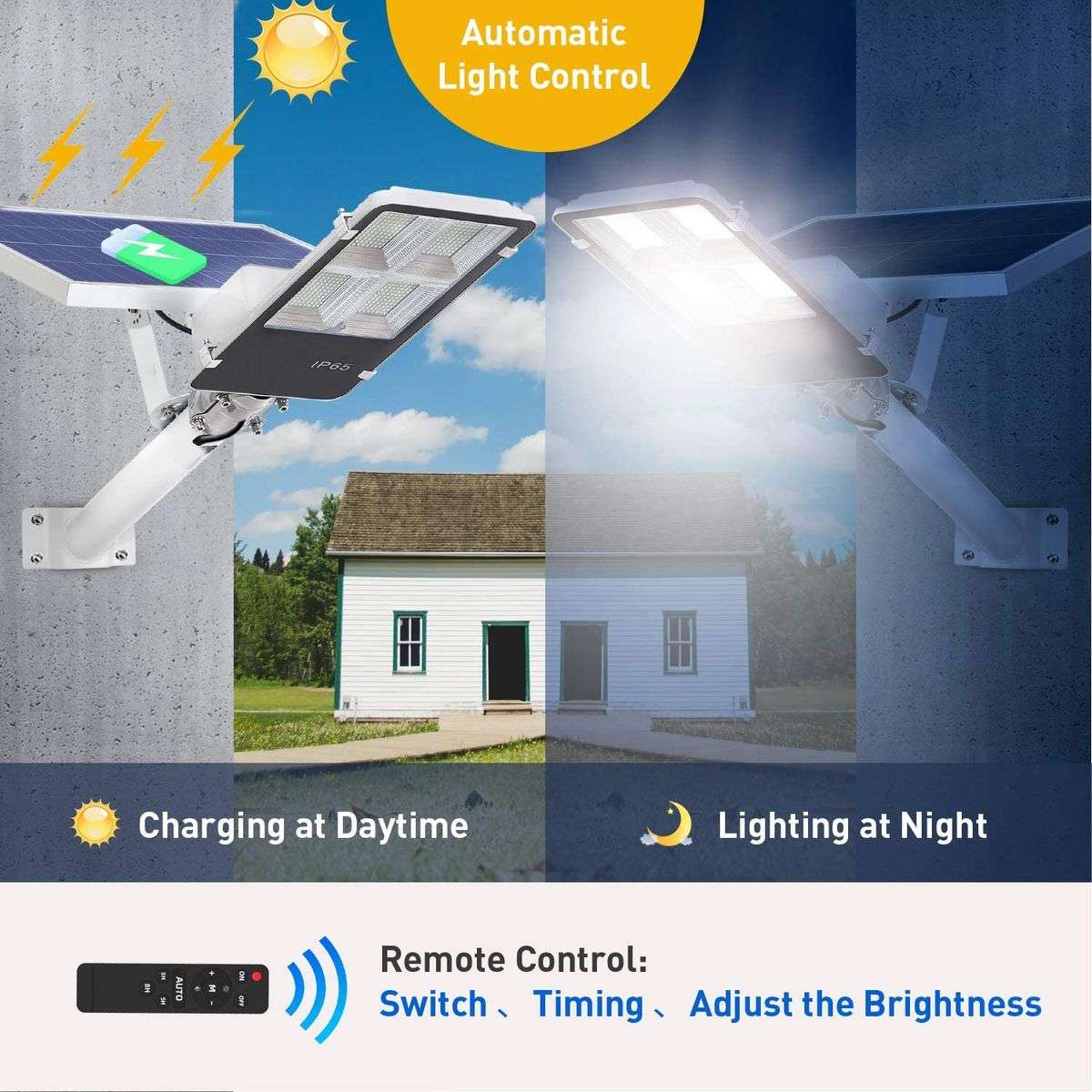 Smart Outdoor Solar Street Light -300W
