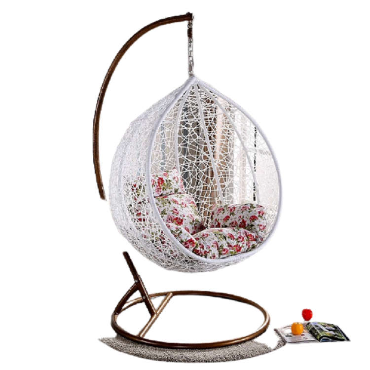 Hanging / Nest Chairs Patio / Garden / Balcony Swing Chairs - White Colour