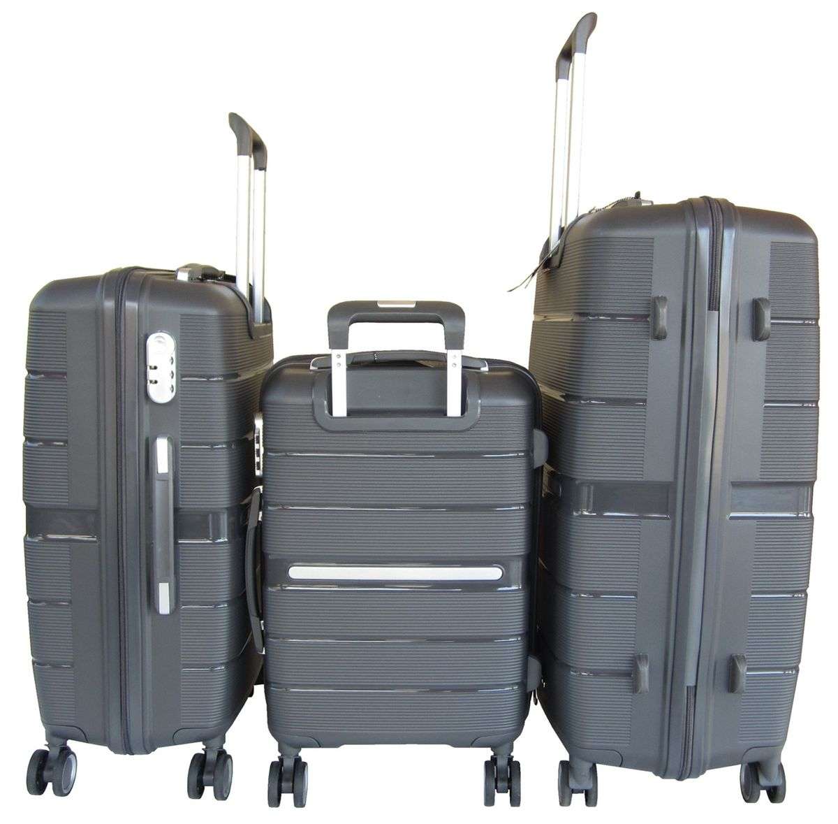 Mooistar 3pcs Unbreakable Travel Luggage