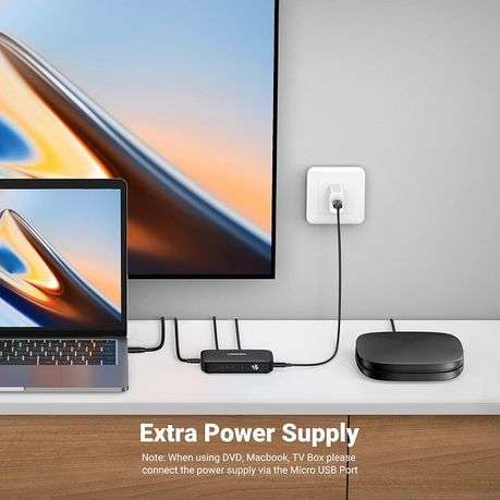 Ugreen - CM332 3-in-1 HDMI 1.4 Switch 4K - Ugreen - CM332 3-in-1 HDMI 1.4 Switch 4K