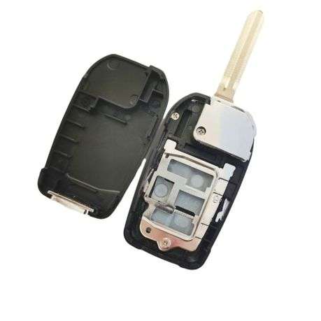 Protective Upgraded 2-Button Modified Replacement Key Shell Case - Replacement for Toyota