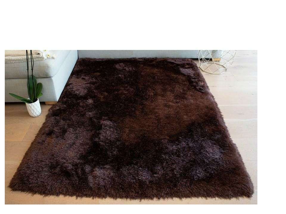 Light fluffy shaggy Rug/Carpet - Brown(SECOND HAND)