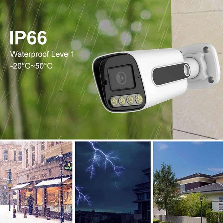 4K 4MP CCTV Kit - 4 Channel DVR Full Color Night Vision Outdoor Cameras