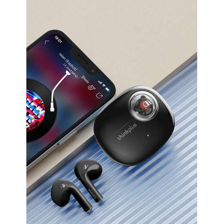 LENOVO THINKPLUS - LP17 - Sound Isolation Earbuds With Low Latency - Black