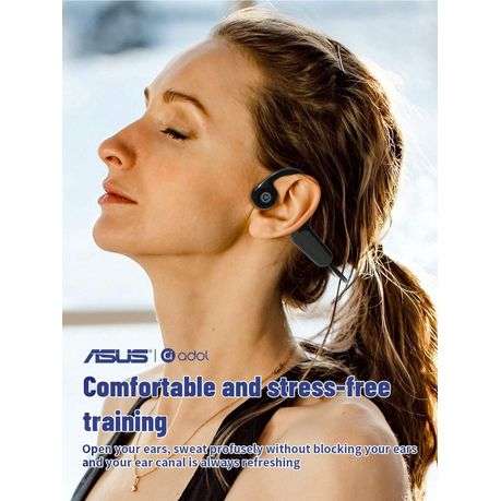 ASUS Adol - IPX8 Waterproof Wireless Bone Conduction Sports Headset - Green