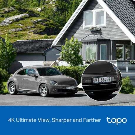Tp-Link - Tapo C660 KIT 4K Solar-Powered Pan/Tilt Security Camera Kit - Tp-Link - Tapo C660 KIT 4...