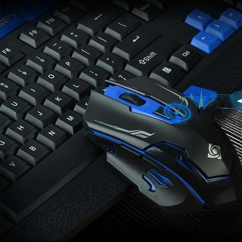 Wireless Gaming Keyboard Mouse Waterproof Kit for Laptop Desktop Computer