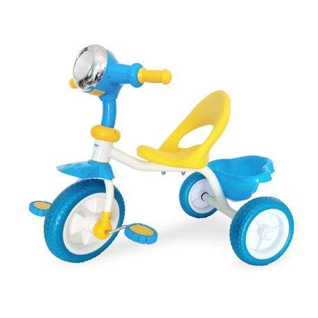 Sturdy Ride-on Cruiser Tricycle with Multipurpose Basket(Untested)