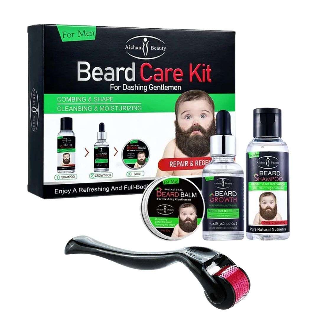 Beard Care Products and Derma Roller