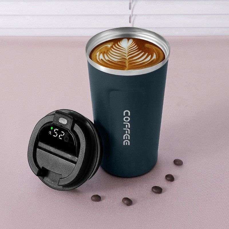 Stainless steel vacuum travel coffee mug - 510ml