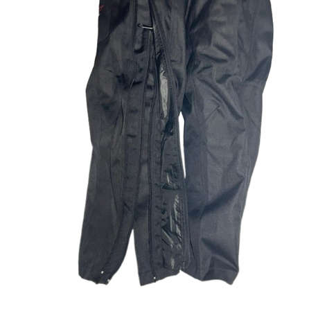 GPI Biker Dual Zip Overall Pants Black Size L