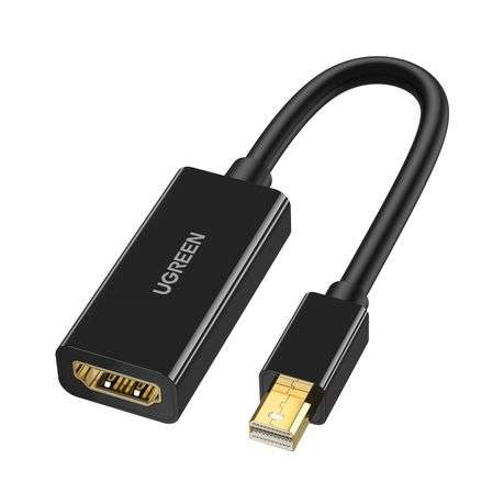 Ugreen - Mini DP to 4K@30Hz HDMI Adapter, Thunderbolt 2.0 - Ugreen - Mini DP to 4K@30Hz HDMI Adap...