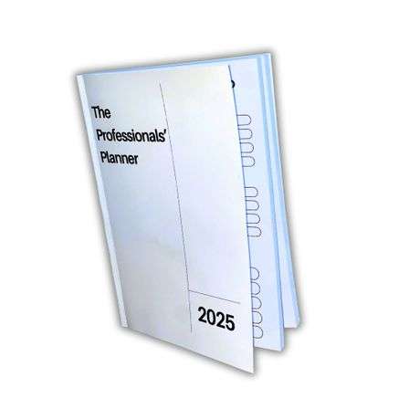 The Professionals Planner 2025 Daily Organizer & Productivity Journal