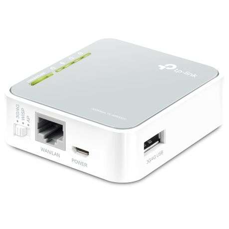 Tp-Link - Portable 3G/4G Wireless N Router - Tp-Link - Portable 3G/4G Wireless N Router