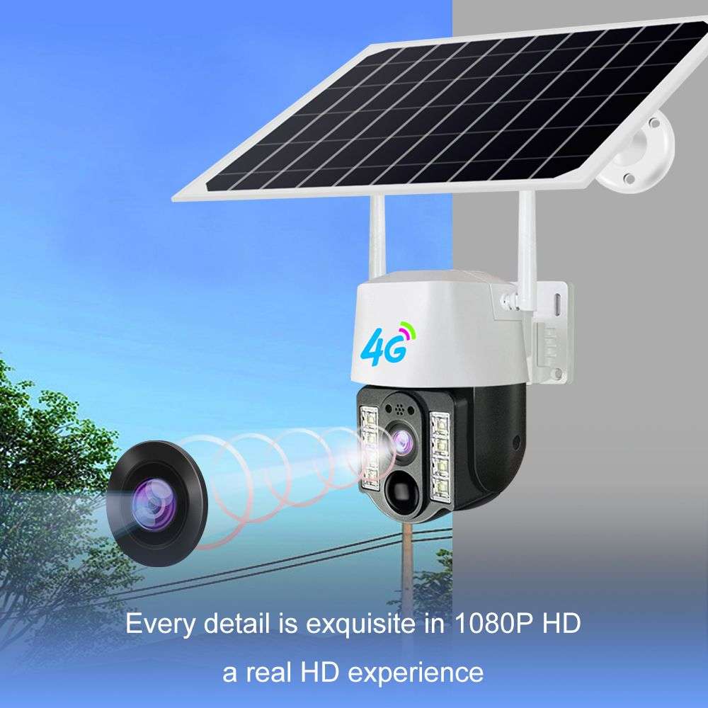 4G Solar Sim Card Outdoor Camera