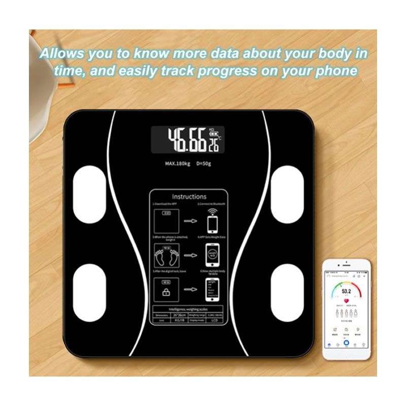 Digital Smart Bluetooth Body Weight and BMI Scale