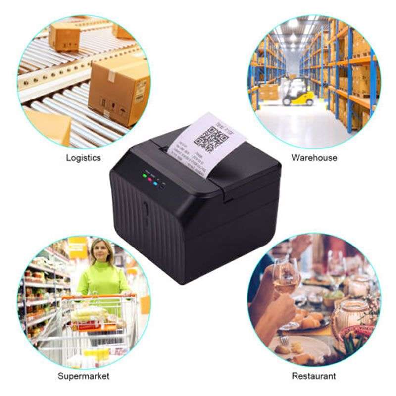 Thermal Printer Portable and Wireless (Bluetooth) + USB - Till slip printer
