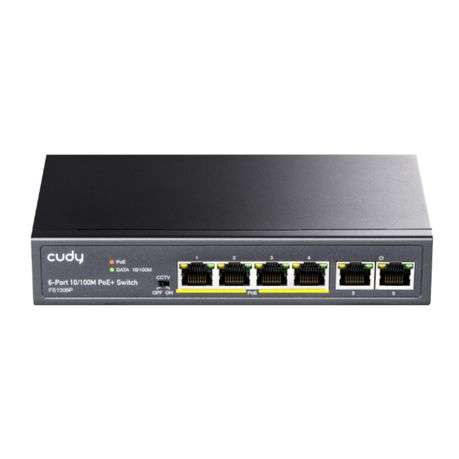 Cudy - 6-Port 10/100M PoE+ Switch - Cudy - 6-Port 10/100M PoE+ Switch