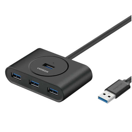 Ugreen - Powerful Portable 4-Port USB 3.0 Hub with 5Gbps Data Transfer 0.5m - Ugreen - Powerful P...