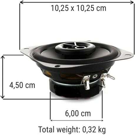 JBL 4-Inch 2-Way Full-Range Car Speaker