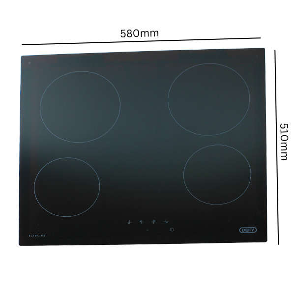 Defy -  Hob Glass Assembly (Replacement Glass Only)