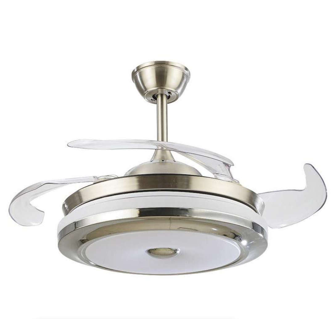 Hello Today Bluetooth Speaker Retractable Ceiling Fan(Display Model)