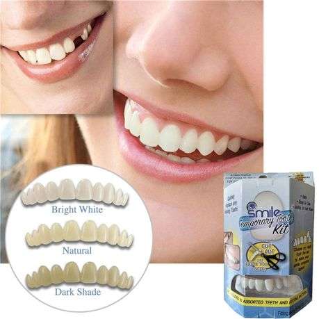 Cut and Use Denture Teeth Repair Kit with Filling Glue