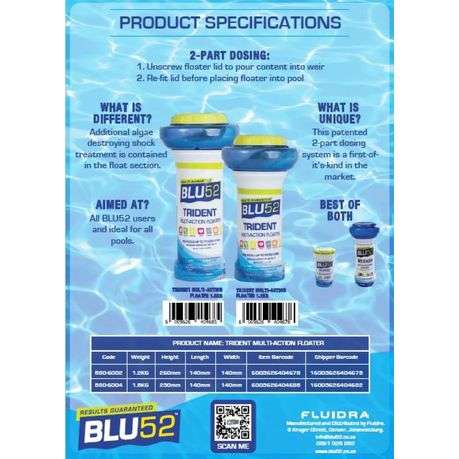 BLU52 - Trident Multi-Action Floater 1.5kg - BLU52 - Trident Multi-Action Floater 1.5kg