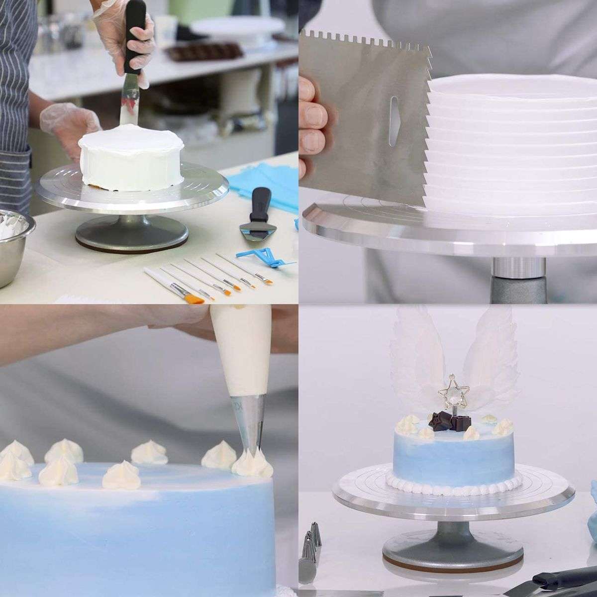 35 In 1 Aluminium Cake Turntable