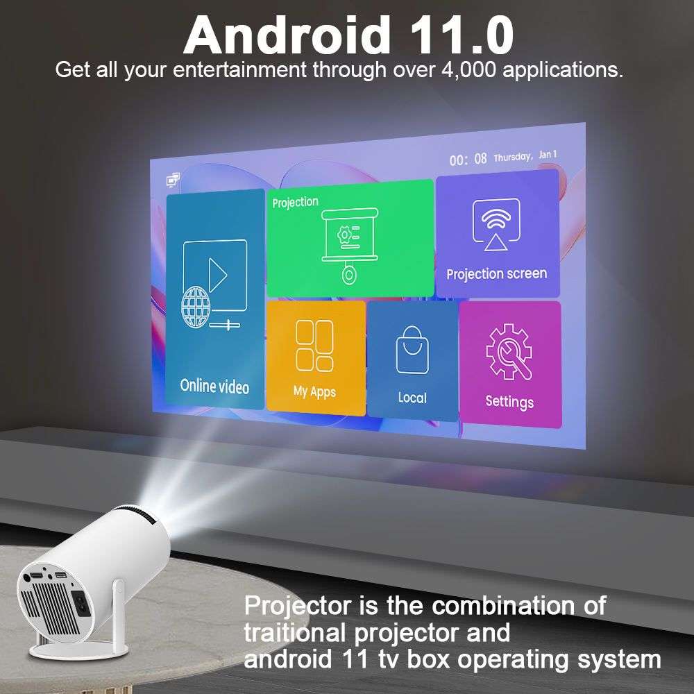 HY300 Android Smart Projector