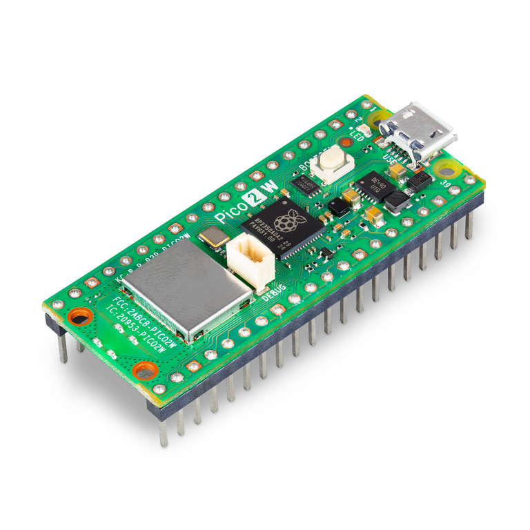 Raspberry Pi Pico 2 W with header
