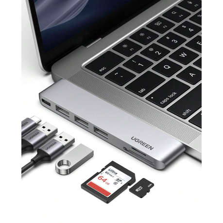 UGREEN - Multifunctional Adapter With Efficient Heat Dissipation-Space Grey