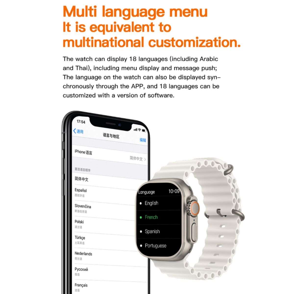 10 in 1 Smart Watch Set With 8 Straps