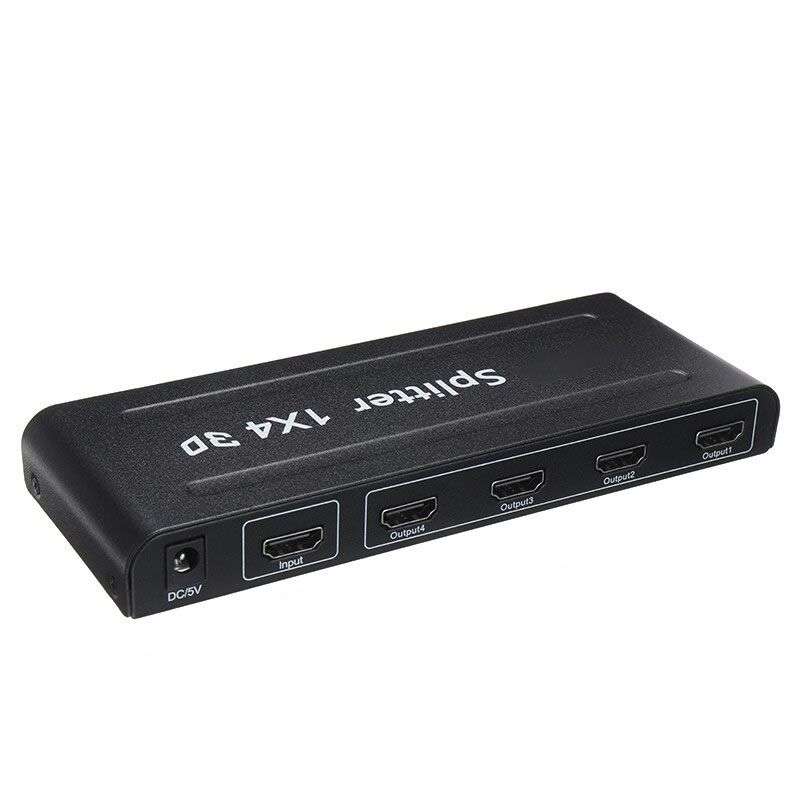 4K 1080P HDTV Splitter 1 x 4 3D Q-HD1400