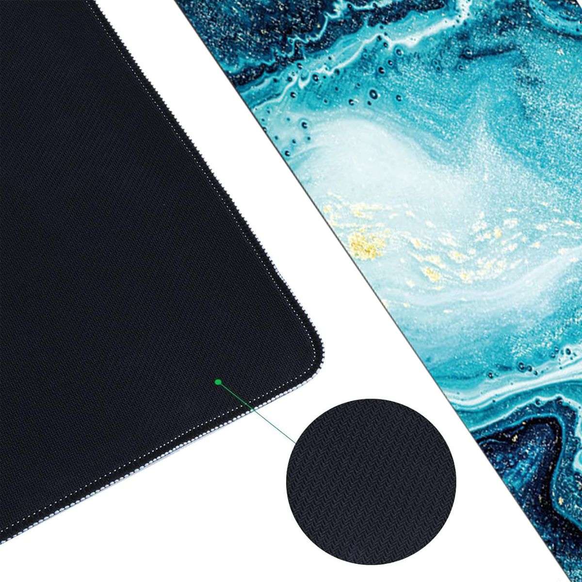 Non-Slip Premium Marble Desk Pad
