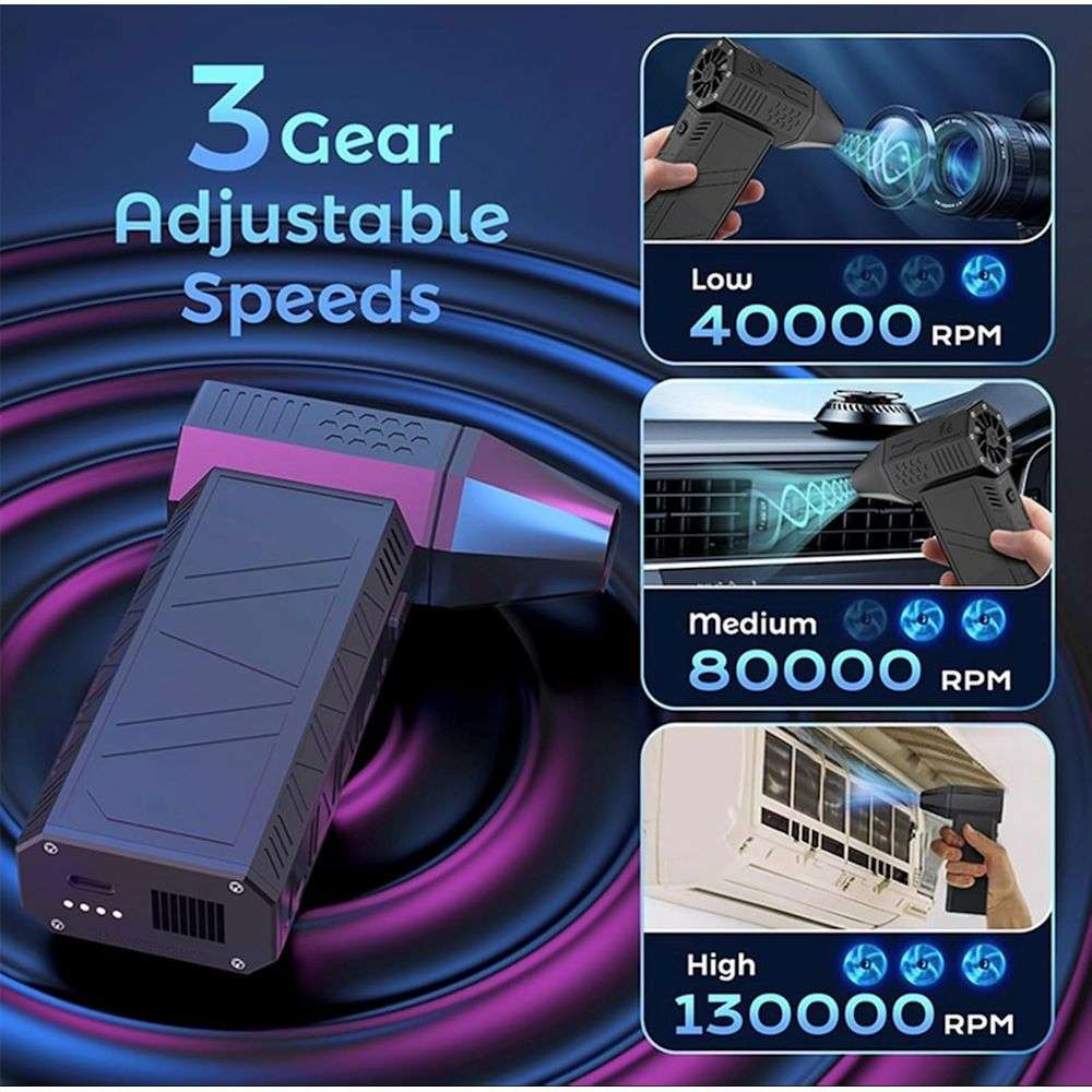 Portable Turbo Jet Fan - Powerful Handheld Mini Jet Fan