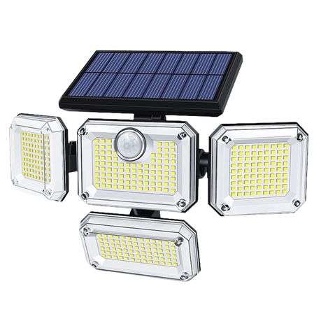 Maxx Solar Powered Human Motion Sensor LED Light Lamp with Remote Control